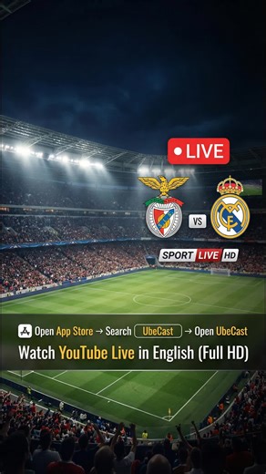 benfica vs real madrid live stream DROP A LIKE ❤️ & SAVE THIS VIDEO This video will automatically switch to LIVE at kickoff! Benfica vs Real Madrid LIVE Europe - UEFA Champions League How to watch live football: Open App Store Search 'UbeCast' Install & open app Open YouTube and watch live football benfica vs real madrid live stream real madrid vs benfica live stream benfica live stream real madrid live stream benfica vs real madrid live real madrid vs benfica live watch benfica vs real madrid w
