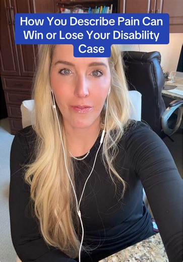 Most people explain pain the wrong way. Saying, “My pain is a 9 out of 10,” tells your doctor that you hurt. It does NOT tell Social Security whether you can work. Disability cases are decided on function, not pain levels. What matters is: Can you stand for more than 10 minutes? Do you have to sit or lie down during the day? Do you miss appointments or cancel plans? Can you focus, lift, walk, or make it through a full workday? Judges are not deciding whether you’re hurting. They’re deciding whet