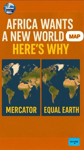 Africa wants a new world MAP #shorts #africa