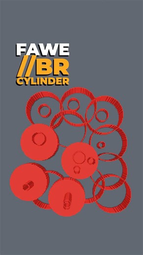 FAWE //br cylinder 👌 #minecraft #building