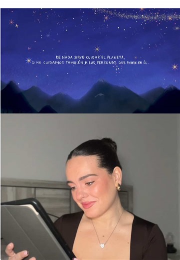 La creadora @Lourdes✨ | UGC & SMM reacciona a la pieza más emocional de nuestro 2025 👀 ¡Felices fiestas! 💫