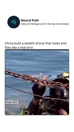 Neural Nets | AI | Learning | China has taken camouflage to the next level with a stealth drone that mimics a real bird in both appearance and flight. Blurring the line... | Instagram
