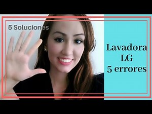 LAVADORA LG 5 ERRORES