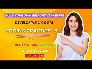 CODING PRACTICE 5 | Responsive Website | Developing Layouts | CCBP