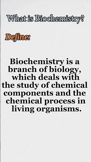What is Biochemistry||Define biochemistry #easy #definition #viral #video #trending