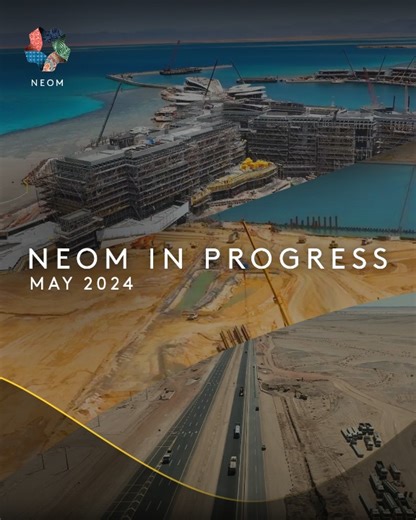 56K views · 795 reactions | #NEOM is open for business, and our proud Saudi project for the world is progressing fast.  140,000 construction workers on site  Workforce of 100+ nationalities  Offices in London and New York 欄 Game changing innovations and partnerships Watch our latest film for more  | NEOM | Facebook
