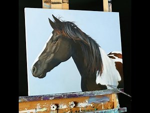How To Paint A Horse in Acrylic - Painting Lesson Preview with Tim Gagnon