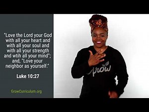 October Memory Verse in ASL -- Luke 10:27