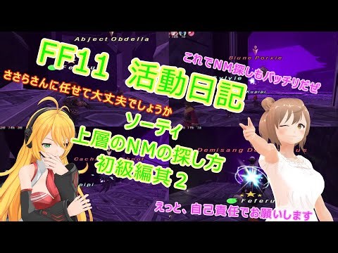 【FF11】 活動日記 ソーティ 上層のNMの探し方 初級編其2
