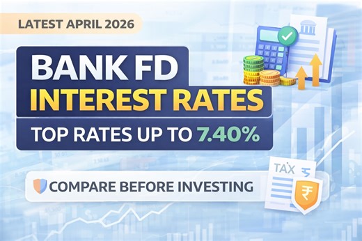 Latest Bank (FD) Interest Rates – April 2026 - Tax Updates
