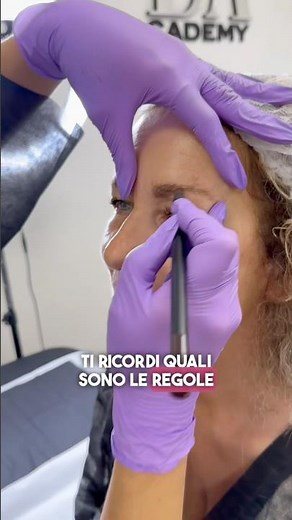 These are the eyebrow mapping rules in permanent makeup