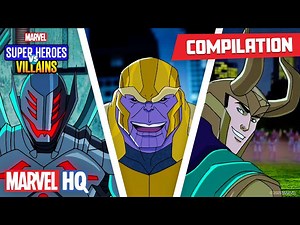 Best Avengers Villains 😈 | Compilation | Avengers Assemble - Videos For Kids
