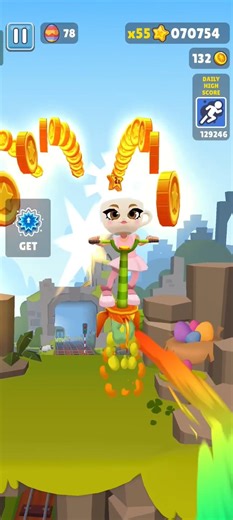 Ballerina Lattecina 🐰 SUBWAY SURFERS World tour Easter ireland 337 shorts #shortsfeed #subwaysurfers