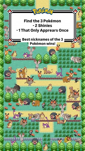 PokeMezza | Part 8 | Find the Pokémon! | Easy early route Pokémon video this time. Find 2 Shinies and a Pokemon that only appears once | Good luck 😁... | Instagram