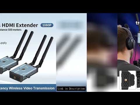 PWAY 500M HDMI Wireless Transmitter and Receiver Support One To One Scenarios Ensures Low LatencyFor