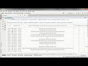 Class Scheduling + Genetic Algorithm + Python - Prototype Proj 08 (public version) - Store Results