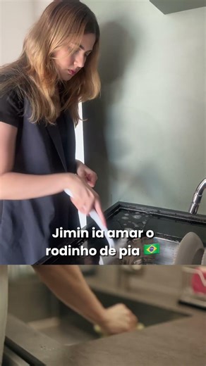 Como pode o rodinho de pia ser algo brasileiro? #jimin #bts