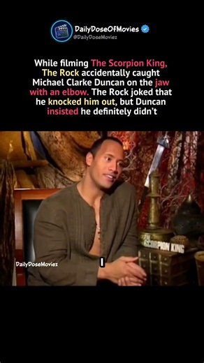 The Rock Says He Knocked Him Out