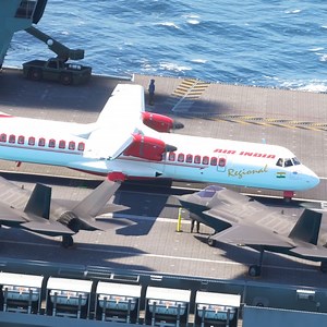 658K views · 1.9K reactions | INCREDIBLE! Air India's ATR plane takes off from an aircraft carrier | Garage Aviation | Facebook