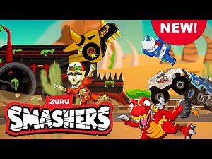 NEW! SMASHERS! Monster Train 🚂 | Monster Truck - Full Episode 8 | Cartoons for Kids | Zuru