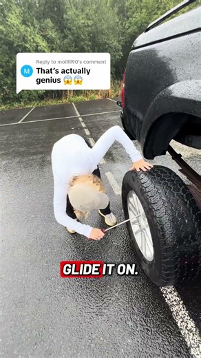 😱 STOP struggling to get your wheel back on!#WheelChange #WheelFitting #CarTools