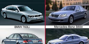 2003 BMW 760Li vs. M-B S600