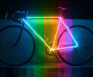 Neon Glow Bike With EL Wire Kits