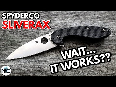 Spyderco Sliverax Folding Knife - Overview and Review