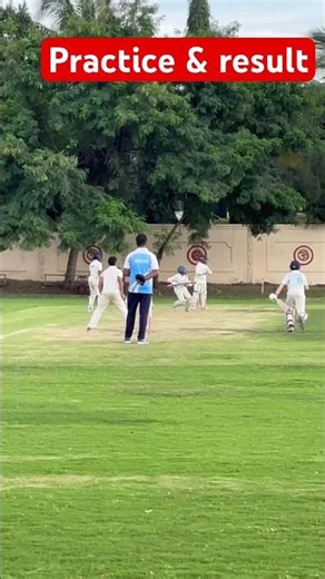Practice and result Sweep shot #cricketwithsachinbora #lifeisbutadream
