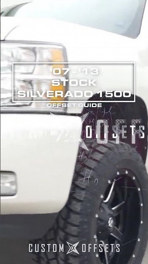2007-2013 Silverado 1500 - STOCK OFFSET VIDEO GUIDE FROM CUSTOM OFFSETS