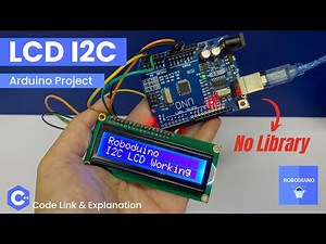 I2C LCD with Arduino UNO (No Library) ⚙️ Complete Wiring + Code Explained