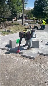 Unilock paver installation