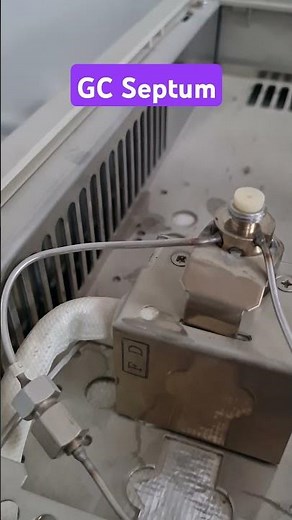 Gas Chromatography ( GC ) Septum || #chromatography #gc #gcms #septum #injection