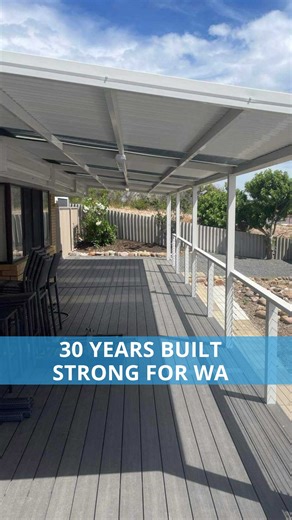 30 YEARS BUILT STRONG FOR WA Need a shed that lasts or a custom patio that actually fits your space? At Outdoor World Rockingham, we bring over 30 years of local experience and use WA-owned materials built to handle the climate. We take care of everything — design, consultation, council approval, and full installation. Visit our Rockingham location or head to the website to get your project started. Outdoor World – Western Australia’s Trusted Outdoor Specialists! 30 years of experience in design
