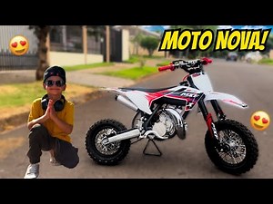 SURPRISE!! THIS IS MY NEW MINI MOTORCYCLE * MXF 50TS*