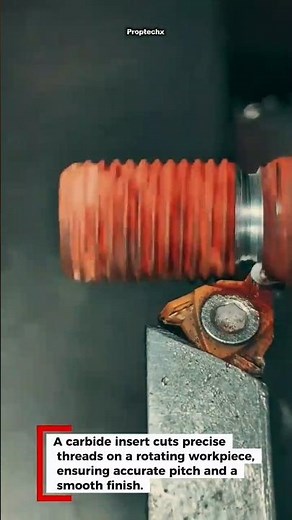 Perfect Thread Cutting on a Lathe! #Machining #Metalworking #CNC
