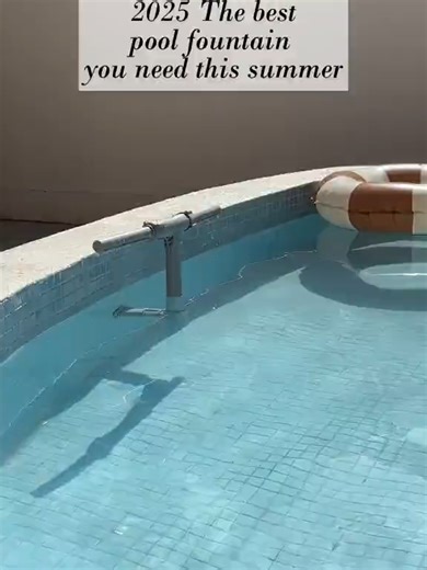 If you already bought this Poolhacker fountain, you pool will be like this！ Fits both above-ground & in-ground pools .The best pool addition I've ever had!! Not just cool your pool but also keep water flowing evenly! #poolhacker #pooltok #abovegroundpool #pooldays #poolopening #openpool #poolbar #poolsidebar #poolstuff #backyardprojects #poolaccessories #poolside #thebest #summerisback #summer #summeriscoming #poolfountain #poolhackerpoolfountain #swimmingpool #pool