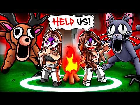 I Saved SUS Girls From the NEW Cat Monster, And This Happened... (99 Nights in the Forest)