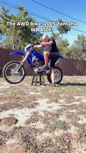 2WD = AWD | 2005 Yamaha WR 450F