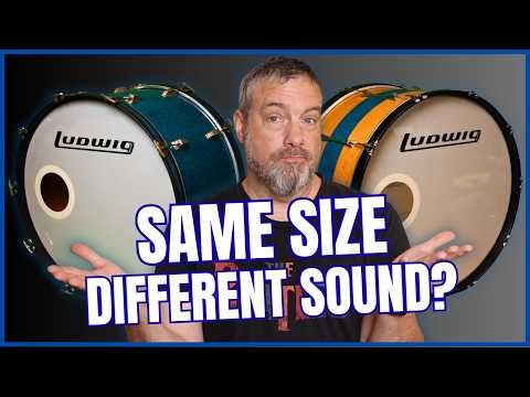 Same Size Bass Drum (BIG!)… Why Do They Sound So Different?