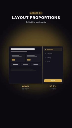 Design Golden Ratio #design #coding #latest #frontendcourse #css #trending #shortsvideo #shorts