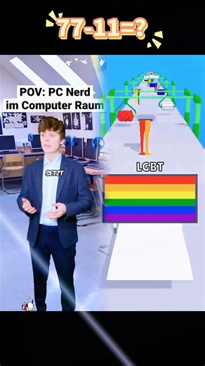 PC NERD IM COMPUTER RAUM