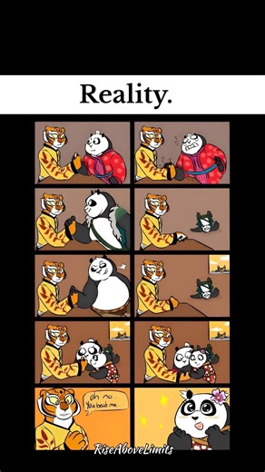 Tigress Loses Arm Wrestling… Then This Happens 😱 | Kung Fu Panda Comic Dub