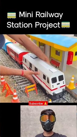 "Building a Mini Railway Station Project! 🚂🚜 #shorts"ne 2026
