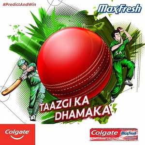 208 reactions · 74 shares | It’s a do or die situation between Pakistan and South Africa! Will it be the Shaheens to clinch a victory or will the Proteas win today? #PredictandWin with Colgate MaxFresh to win exciting prizes. *Answers after the 45th over will not be accepted! #Colgate #MaxFresh #PakVsSA | Colgate Max Fresh Pakistan | Facebook