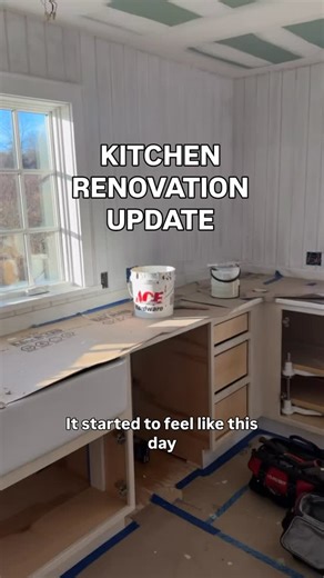 Lidey Heuck on Instagram: "appliances! shelves! paint! chaos! feels like a sprint to the finish, but are we finally moving into our new kitchen in t minus one week 😁"