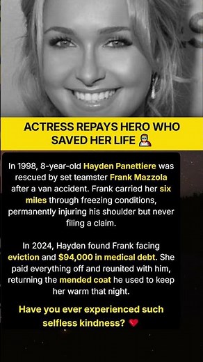 Hayden Panettiere repays hero rescuer debt