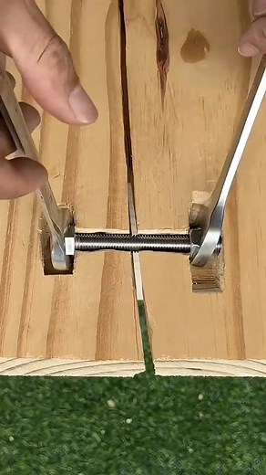 6.4K views · 21 reactions | Wood repair tip using bolts and nuts that every professional should know. #diy #tips #idea | Hidden Camera Pranks | Facebook