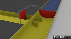 Bipolar Transistor Water Model - Blender Animation on Make a GIF