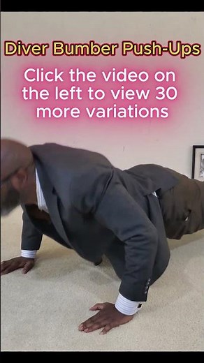Diver Bomber Push-Ups | Fitness In A Suit